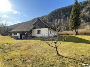 Ebenes, südlich ausgerichtetes Baugrundstück mit guter Verkehrsanbindung im Mölltal + abbruchreifes Haus, 63000 €, Immobilien-Grund und Boden in 9816 Napplach