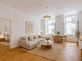 Wiener Altbau mit Charakter: Stuck, Walk-in-Bad & grüne Wohnstraße, 580000 €, Immobilien-Wohnungen in 1070 Neubau Wiener Altbau mit Charakter: Stuck, Walk-in-Bad & grüne Wohnstraße, 580000 €, Immobilien-Wohnungen in 1070 Neubau