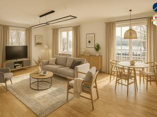 Großzügige 4er-WG nahe DPU mit sonnigem Balkon und Donaublick, 1870 €, Immobilien-Wohnungen in 3500 Am Steindl