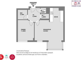 JETZT NEU: 2-Zimmer-Wohnung inkl. Garagenstellplatz im Bieterverfahren – Startpreis € 234.000!, 234000 €, Immobilien-Wohnungen in 1170 Hernals