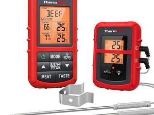 Grillthermometer NEU , mit 2 DÜNNEN Temperaturfühlern für Grill und Ofen., 35 €, Marktplatz-Genuss & Kulinarik in 4820 Bad Ischl
