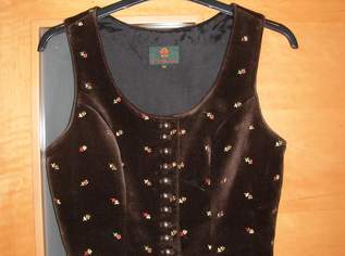 Pleamle-Samtgilet, Gr. S, braun