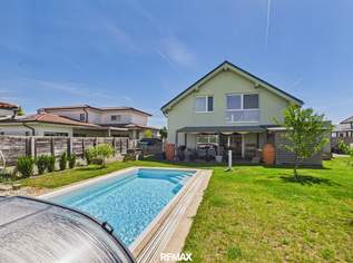 Wohnen auf höchstem Niveau in Nickelsdorf - Modernes Einfamilienhaus mit Pool & Loxone Smart-Home., 630000 €, Immobilien-Häuser in 2425 Nickelsdorf