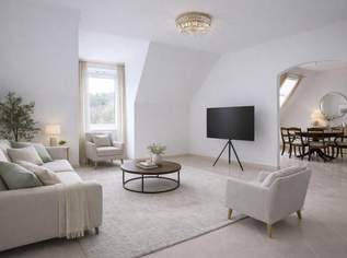 Stilvolle 3,5-Zimmer-Wohnung mit Terrasse und herrlichem Panorama auf die historischen Burgruinen, 299000 €, Immobilien-Wohnungen in 2500 Gemeinde Baden