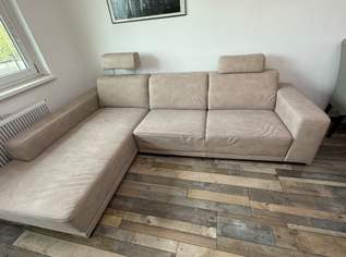 Ecksofa mit Ausziehfunktion | beige | guter Zustand