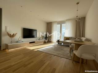 Nachhaltige Investmentchance: 3-Zimmer-Erstbezug mit Loggia und Weitblick im 5. Obergeschoß, 488300 €, Immobilien-Wohnungen in 1120 Meidling