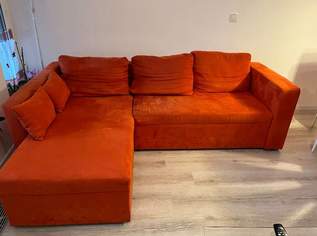 Couch Orange, 300 €, Haus, Bau, Garten-Möbel & Sanitär in 1110 Simmering