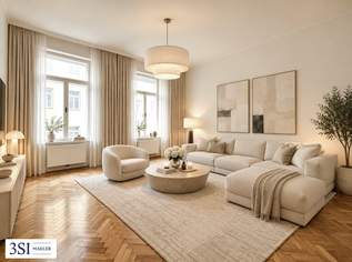 Charmante 4-Zimmer-Wohnung in attraktiver Lage beim Alois-Drasche-Park, 639000 €, Immobilien-Wohnungen in 1040 Wieden