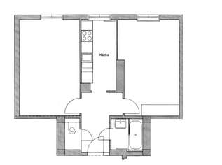 2 Zimmerwohnung, 51 m2, AKH- Nähe,vom Architekten designt, 2. Liftstock, 861.65 €, Immobilien-Wohnungen in 1180 Währing