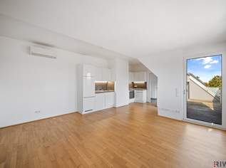Terrassenwohnung Nähe U2 I Stellplatz I Klimaanlage I Ruhelage I Nähe Mühlwasser - Lobau I 2. DG, 465000 €, Immobilien-Wohnungen in 1220 Donaustadt