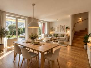 100 m² Wohngefühl auf zwei Ebenen | 4-Zimmer-Gartenmaisonette mit Südterrasse und Balkon | Inklusive Tiefgaragenstellplatz!, 365000 €, Immobilien-Wohnungen in Niederösterreich
