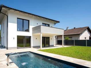 Exklusives Traumhaus mit Pool – Neuwertig und bezugsfertig in Ebenthal!, 785000 €, Immobilien-Häuser in 9065 Ebenthal in Kärnten