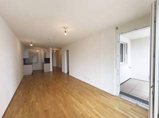 Q11 Leben in Simmering - Lichtdurchflutete Loggiawohnung mit 2 Zimmern und Deckenkühlung!, 999 €, Immobilien-Wohnungen in 1110 Simmering