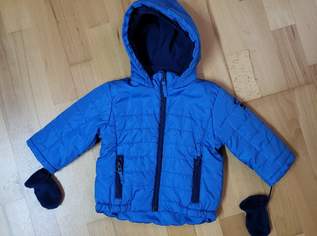 Winterjacke wattiert mit Fäustlingen Gr. 74, 4 €, Kindersachen-Kindermode in 2214 Gemeinde Auersthal