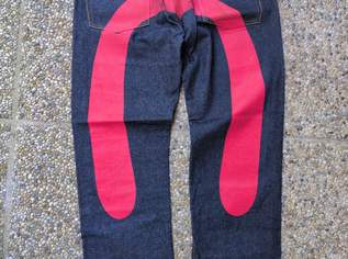 Evisu Lot 2008 No. 2 Men's Jeans Navy Selvedge Denim Big Red Daicock Size 36x34, 140 €, Kleidung & Schmuck-Herrenkleidung in 1210 Floridsdorf