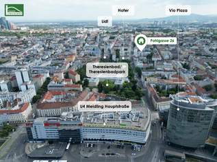Neuwertige 1-Zimmer-Wohnung mit Balkon und Einbauküche - ab Oktober beziehbar!, 679 €, Immobilien-Wohnungen in 1120 Meidling