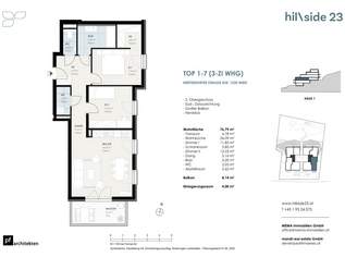 Perfekt geschnittene 3-Zimmer-Wohnung mit Balkon zu verkaufen!, 535000 €, Immobilien-Wohnungen in 1230 Liesing