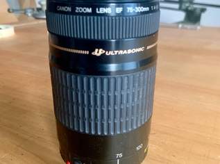 CANON ZOOM LENS EF 75-300mm 1:4-5.6 mit UV Filter, 120 €, Marktplatz-Kameras & TV & Multimedia in 1090 Alsergrund