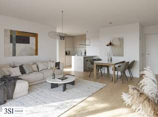Die Symbiose - Pärchentraum im Neubau mit südseitigem Balkon, 445579.28 €, Immobilien-Wohnungen in 1140 Penzing
