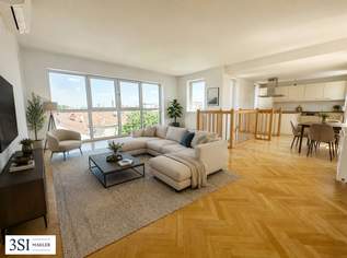 Willkommen in der Oswaldgasse: 3-Zimmer - Dachterrasse - Einzigartige Wohnküche - Lichtdurchflutete Maisonette-Wohnung - Großzügige Raumaufteilung, 529000 €, Immobilien-Wohnungen in 1120 Meidling