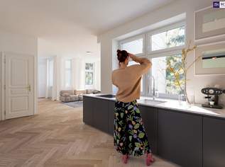WOW - Top sanierter Altbautraum in ruhiger Seitengasse! U-Bahn um´s Eck + Blick ins Grüne + Tolle Raumaufteilung + Hochwertige Ausstattung + Stil und Eleganz! Jetzt zugreifen!, 595000 €, Immobilien-Wohnungen in 1130 Hietzing