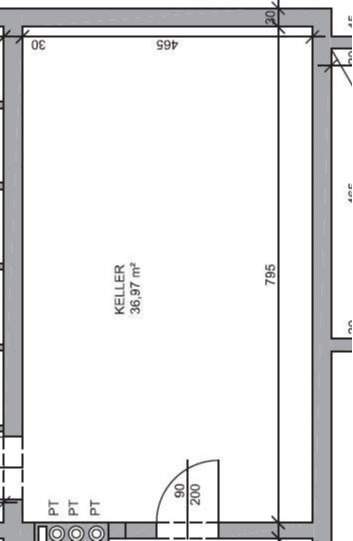 Kellerraum ca. 35m² mit Strom und Wasseranschluss Kellerraum ca. 35m² mit Strom und Wasseranschluss
