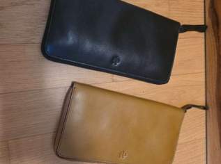 zwei Marc O'Polo Lederbrieftaschen mit Reißverschluss - unbenutzt