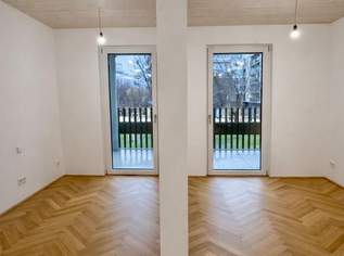 Ein Zuhause, das beides kann: Energie und Entspannung: 1,5 Zimmer Neubauwohnung mit Balkon I Sauna & Fitnessstudio, 1066.14 €, Immobilien-Wohnungen in 1020 Leopoldstadt