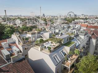 MAISON 29 - L'art de vivre | Sonnige Südwohnung im 1. Dachgeschoß mit Blick über den Prater!, 734700 €, Immobilien-Wohnungen in 1020 Leopoldstadt