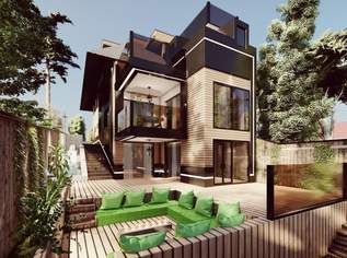 Villa beim Lainzer Tiergarten nach Kundenwunsch geplant - Edelrohbau mit Baugenehmigung - Lift im Haus möglich, 3200000 €, Immobilien-Häuser in 1130 Hietzing