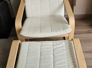 Relaxsessel Ikea mit Hocker, 150 €, Haus, Bau, Garten-Möbel & Sanitär in 2514 Gemeinde Traiskirchen