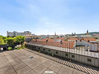 Skyline-Penthouse auf zwei Ebenen mit drei Außenbereichen, 879000 €, Immobilien-Wohnungen in Oberösterreich Skyline-Penthouse auf zwei Ebenen mit drei Außenbereichen, 879000 €, Immobilien-Wohnungen in Oberösterreich