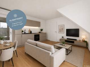 Neubau-Highlight mit Klimaanlage | zukunftsorientierte Dachgeschoss Wohnung aus hochwertigen Materialien, 494700 €, Immobilien-Wohnungen in 1210 Floridsdorf