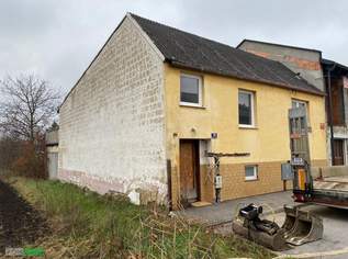 Grundstück samt teilrenoviertem Haus und Garage, 149000 €, Immobilien-Häuser in 2136 Gemeinde Laa an der Thaya