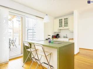 Exklusives Design-Loft mit einer Dachterrasse, Klimaanlage & Weitblick in Ruhelage, 340000 €, Immobilien-Wohnungen in 1120 Meidling