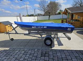 Angler Boot Alu mit Motor und Trailer, 3700 €, Auto & Fahrrad-Boote in 2471 Pachfurth
