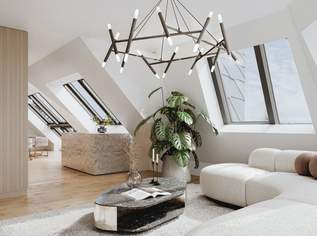 Exklusive Dachgeschoss-Maisonette mit großzügigen Freiflächen, 1650000 €, Immobilien-Wohnungen in 1070 Neubau