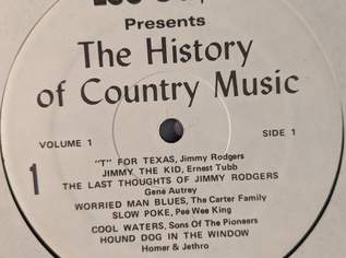 THE HISTORY OF COUNTRY MUSIC US-6-LP-Set THE HISTORY OF COUNTRY MUSIC US-6-LP-Set