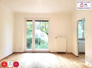 "Erstbezug nach Generalsanierung: Moderne 1-Zimmer-Wohnung mit Loggia in ruhiger Grünlage", 215000 €, Immobilien-Wohnungen in 1120 Meidling