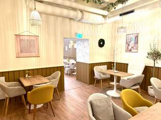 Charmantes Café-/Gastronomielokal im 1. Bezirk mit mediterranem Konzept, 3367 €, Immobilien-Gewerbeobjekte in 1010 Innere Stadt