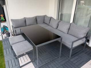 Loungegarnitur-Set Anthrazit, 250 €, Haus, Bau, Garten-Balkon & Garten in 7222 Rohrbach bei Mattersburg