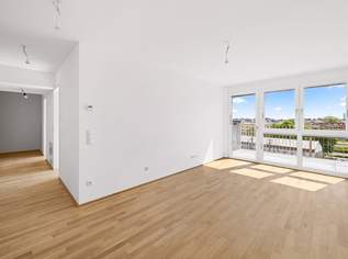 NEUBAU - TOPPREIS - DACHWOHNUNG - TERRASSE - Sehr gut aufgeteilte 61,91 m² Eigentumswohnung (3 Zimmer) + Terrasse - Top 51, 339000 €, Immobilien-Wohnungen in 1210 Floridsdorf