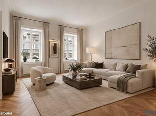 Zu Fuß zum Rochusmarkt & Donaukanal | Großzügiger Altbau mit ca. 3,60 m Raumhöhe | Separate Küche inkl. Küchenzeile | Hofseitiges Schlafzimmer mit Grünblick, 695000 €, Immobilien-Wohnungen in 1030 Landstraße
