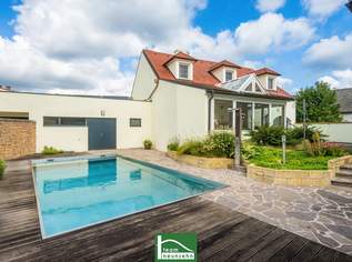Achtung, seltene Gelegenheit - Geniales Stadthaus, generalsaniert mit Pool, Poolhaus, großzügigem Wellnessbereich & zusätzlichem Büro/Lager von ca. 120m², 830000 €, Immobilien-Häuser in 7000 St. Georgen am Leithagebirge Achtung, seltene Gelegenheit - Geniales Stadthaus, generalsaniert mit Pool, Poolhaus, großzügigem Wellnessbereich & zusätzlichem Büro/Lager von ca. 120m², 830000 €, Immobilien-Häuser in 7000 St. Georgen am Leithagebirge