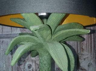 Lampe mit Zebra und Palme