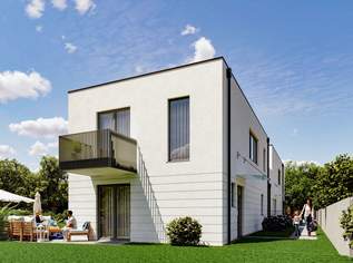 ERSTBEZUG | Exklusive Doppelhaus-Einheit | ca. 353 m² Garten | 4-5 Zimmer | Süd/Ost | Luftwärmepumpe | 2 KFZ-Stellplätze | 5 Minuten ins Zentrum Perchtoldsdorf, 899000 €, Immobilien-Häuser in 2380 Gemeinde Perchtoldsdorf