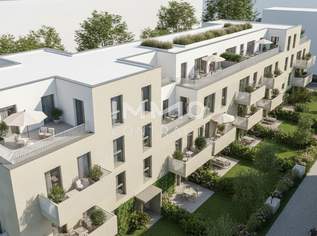 Traumhafte 3-Zi-DG-Wohnung mit Terrasse und Garage in 1220 Wien – Erstbezug!, 380500 €, Immobilien-Wohnungen in 1220 Donaustadt