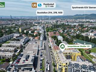 LEO 131 - hochwertiger Neubau zu fairen Preisen - gut angebunden (U1 Leopoldau + U6 Floridsdorf) - mit vollmöblierter Küche & Freifläche, 849.99 €, Immobilien-Wohnungen in 1210 Floridsdorf LEO 131 - hochwertiger Neubau zu fairen Preisen - gut angebunden (U1 Leopoldau + U6 Floridsdorf) - mit vollmöblierter Küche & Freifläche, 849.99 €, Immobilien-Wohnungen in 1210 Floridsdorf