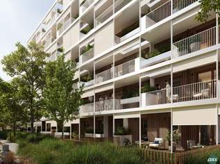 VILLAGE IM DRITTEN | BAUFELD 14A | MODERNE 2-ZIMMER WOHNUNG MIT BALKON, 376000 €, Immobilien-Wohnungen in 1030 Landstraße