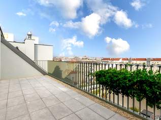 JETZT PROVISIONSFREI | ERSTBEZUG | DG-Maisonette mit ca. 18 m² INNENHOF-TERRASSE | Fernwärme | TG-Stellplatz optional | Nachhaltiges Wohnbauprojekt, 1031600 €, Immobilien-Wohnungen in 1120 Meidling